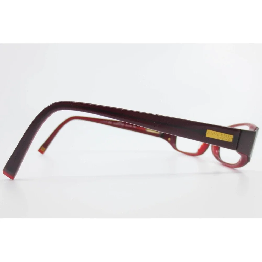 Anne Klein New York AK 806 163 Burgundy Red Rectangular Eyeglass Frames